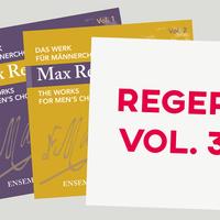 Die dritte CD wird unsere Weltersteinspielung aller Männerchorwerke von Max Reger komplettieren.