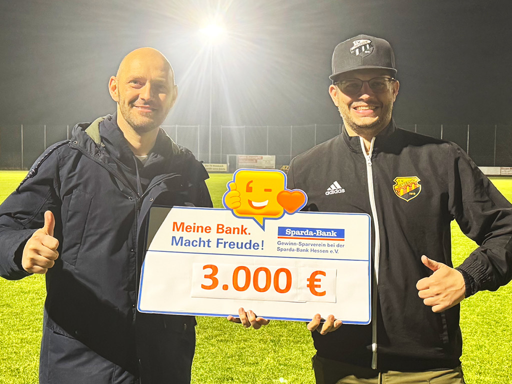 Umwelt Platz 3: TV Hetzbach 1919 e. V. – Abteilung Fußball für das Projekt „Anschaffung von 3 Automowern“