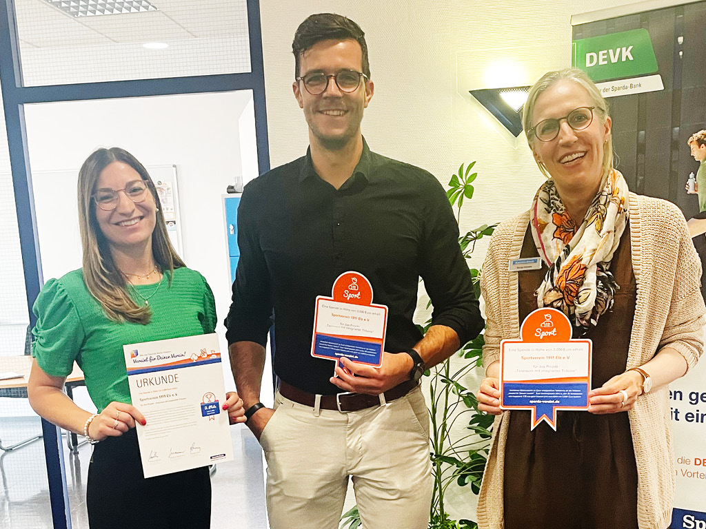 Sport Platz 2: Sportverein 1911 Elz e. V. für das Projekt „Tanzraum mit integrierter Tribüne“