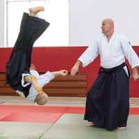 Aikido zeichnet sich durch z.T. spektakulär aussehende Würfe aus.