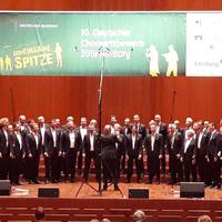 Der Männerchor beim Deutschen Chorwettbewerb 2018 in Freiburg